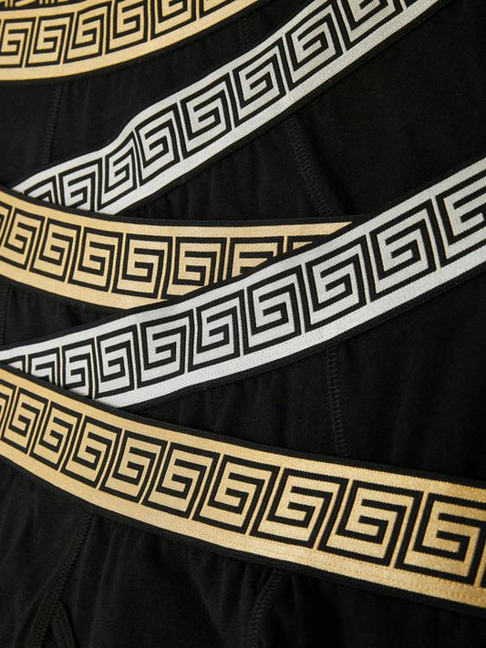 5pk Metallic Waistband Trunks