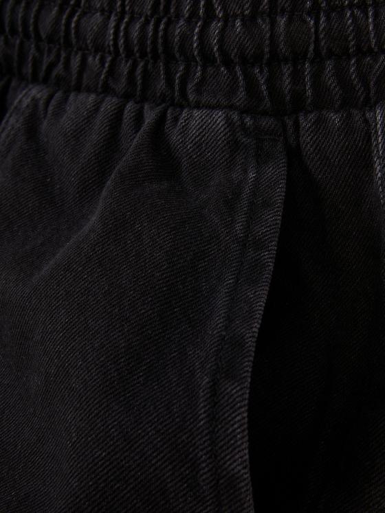 Elasticated Denim Shorts
