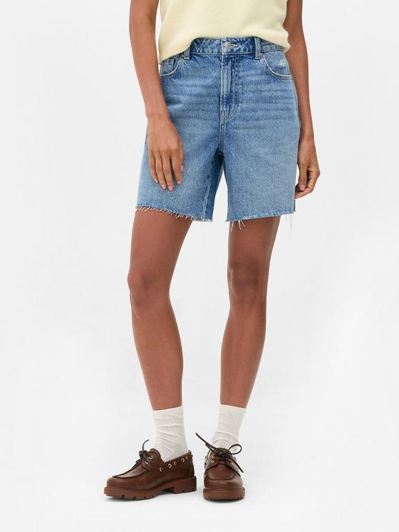 Boyfriend Denim Shorts