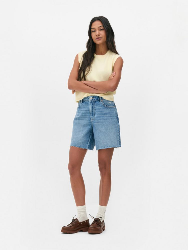 Boyfriend Denim Shorts