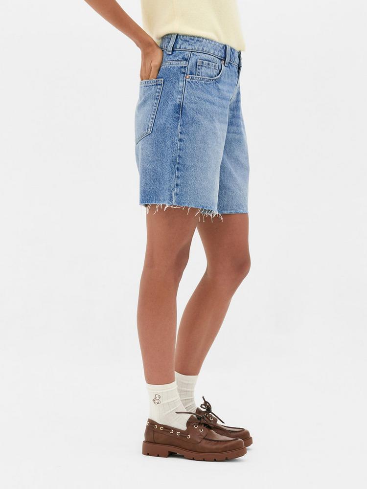 Boyfriend Denim Shorts
