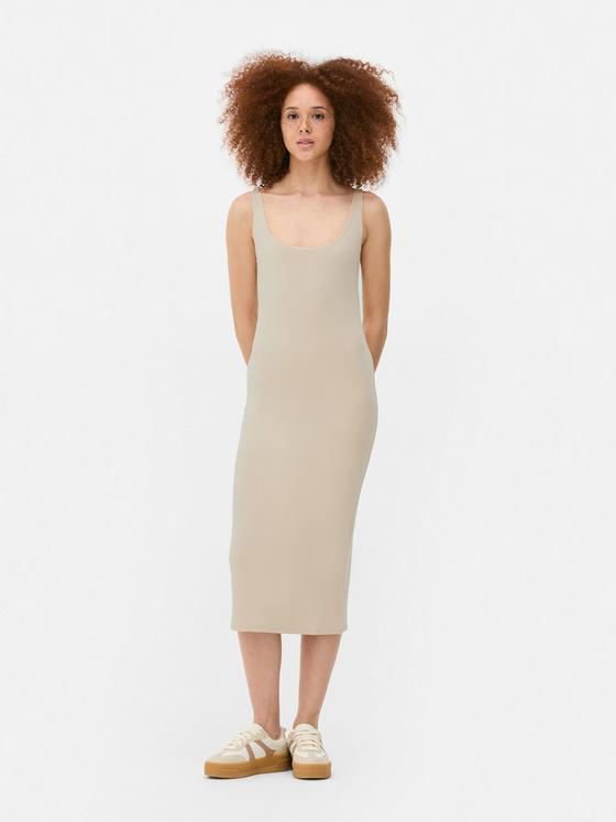Jersey Tank Midi Dress