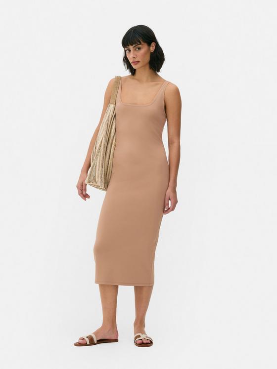 Jersey Tank Midi Dress