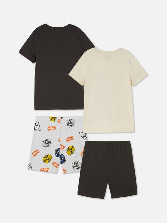 2pk Star Wars The Mandalorian Short Pyjamas