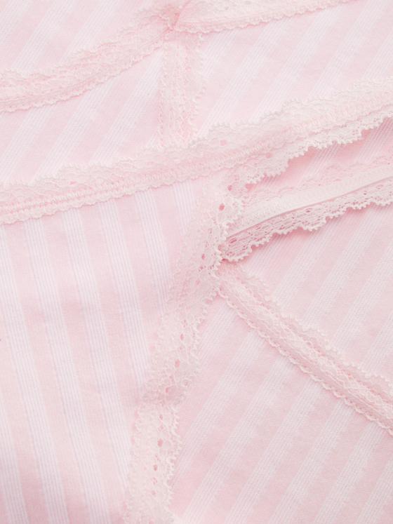 Pointelle Bralette and Thong Set