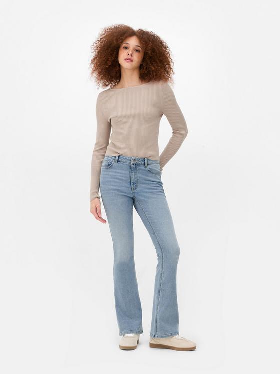 Flare Leg Denim Jeans