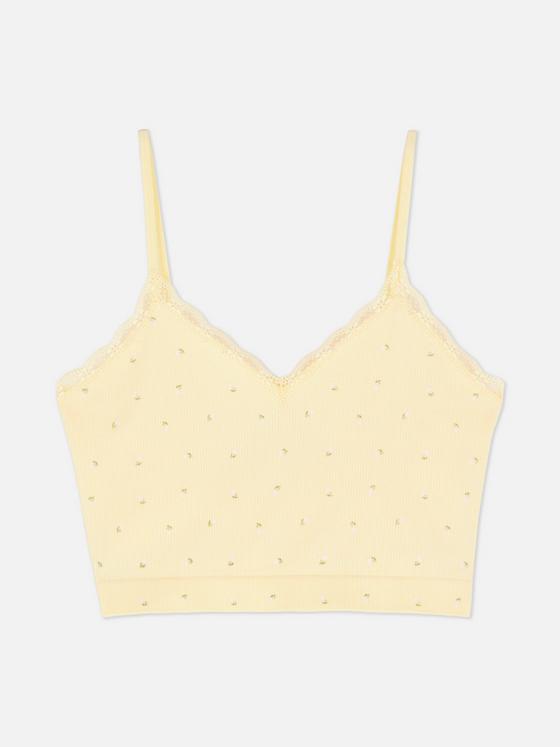Lace Trim Cami Top