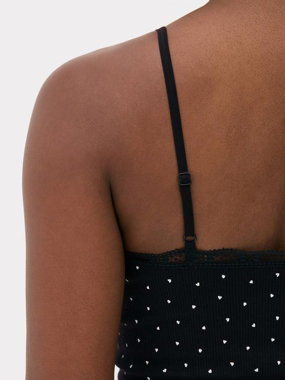 Lace Trim Cami Top