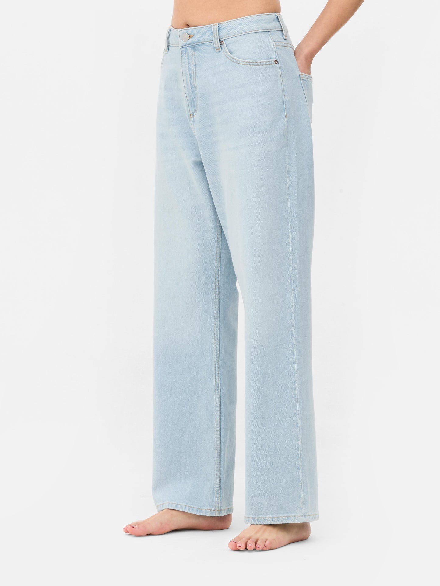 Straight Leg Denim Jeans | Regular