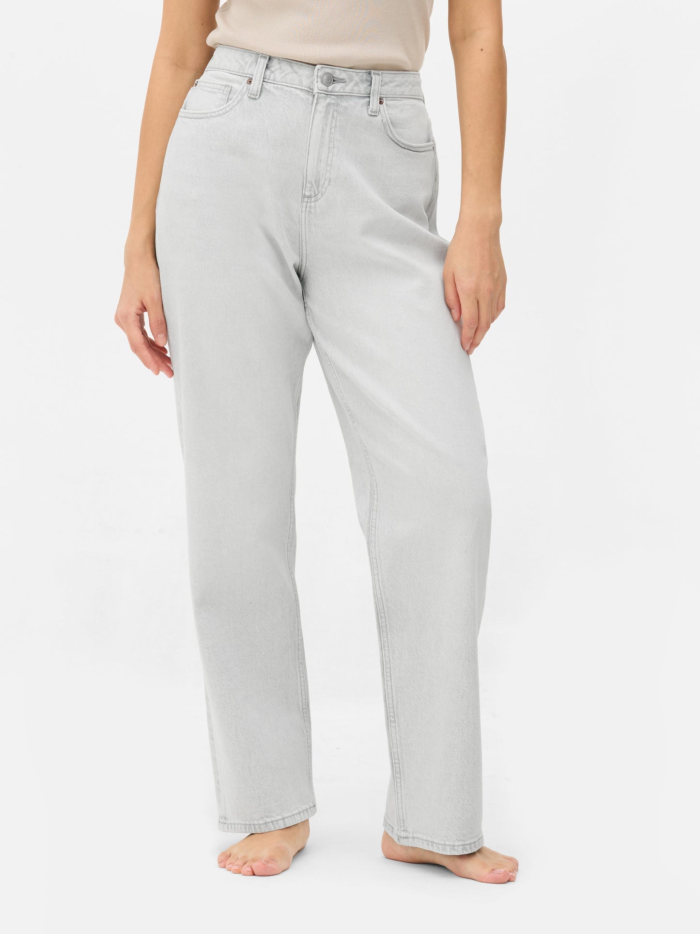 Straight Leg Denim Jeans | Regular