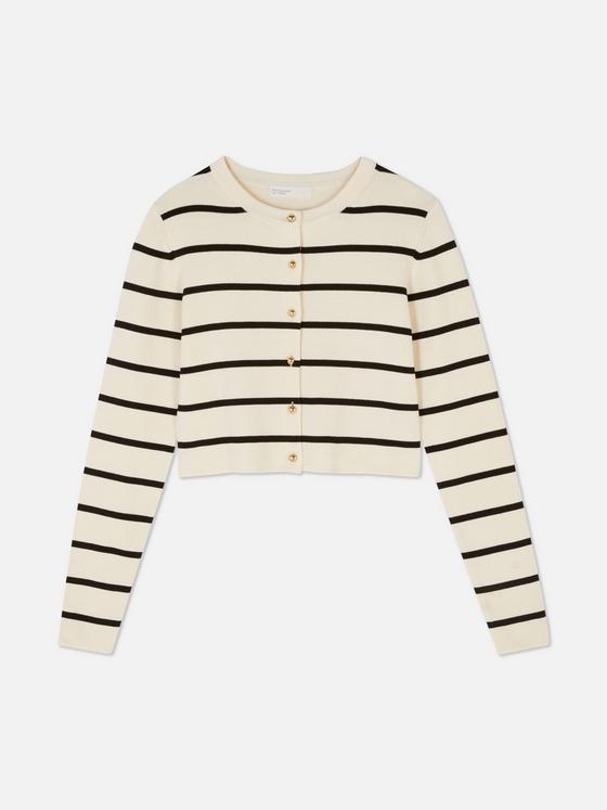 Crew Neck Cardigan