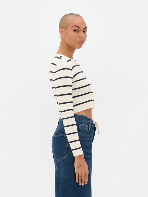 Crew Neck Cardigan