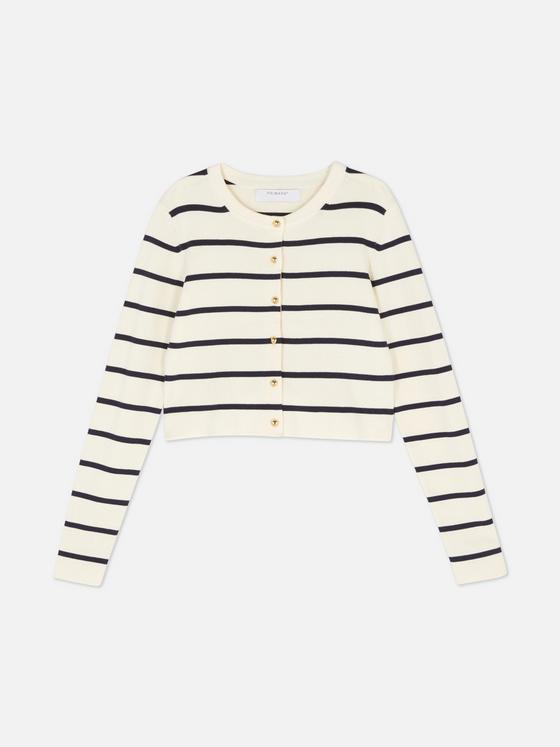 Crew Neck Cardigan