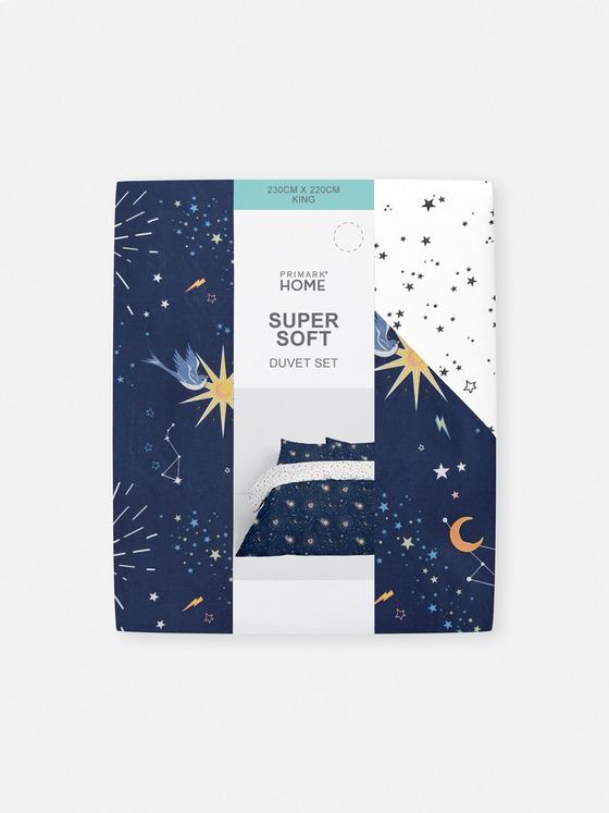 Dreamy Celestial King Size Duvet Cover Set