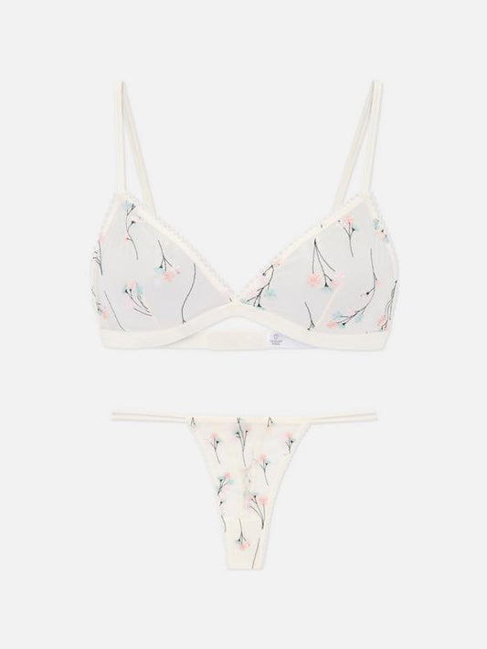 Mesh Triangle Underwear Set