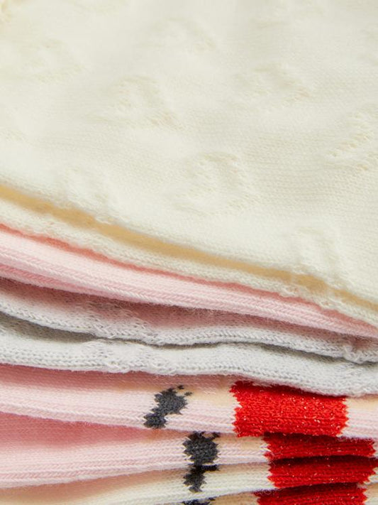 5pk Ballerina Ankle Socks