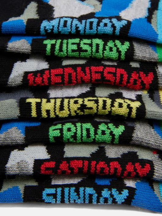 7pk Day Of The Week Ankle Socks