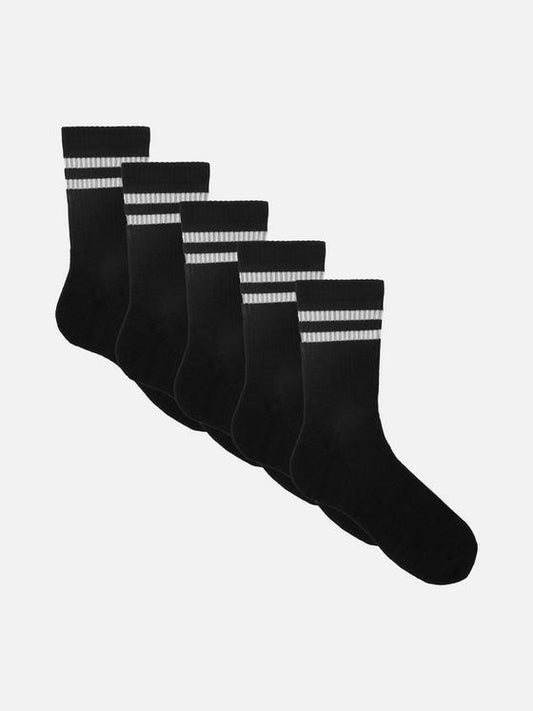 5pk Stipe Ankle socks