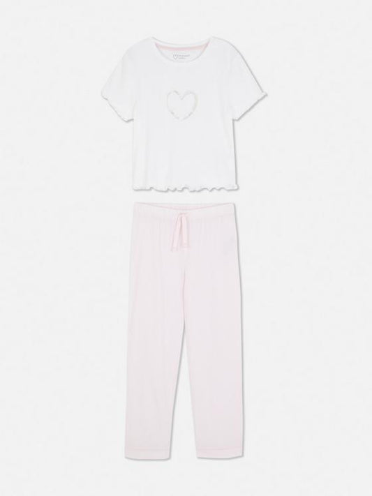 Heart Short Sleeve Pyjamas