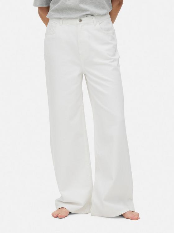Wide Leg Denim Jeans