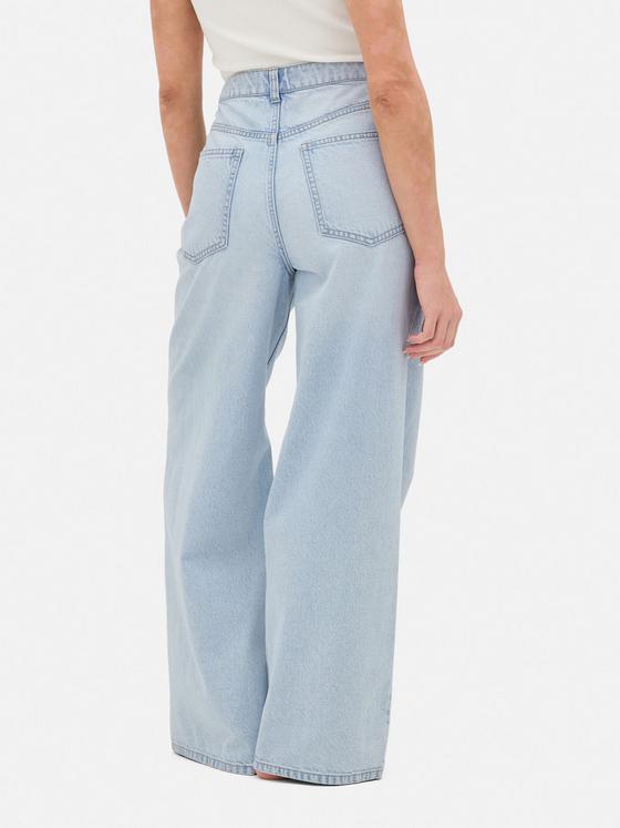 Wide Leg Denim Jeans