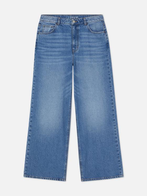 Wide Leg Denim Jeans