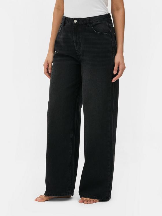 Wide Leg Denim Jeans