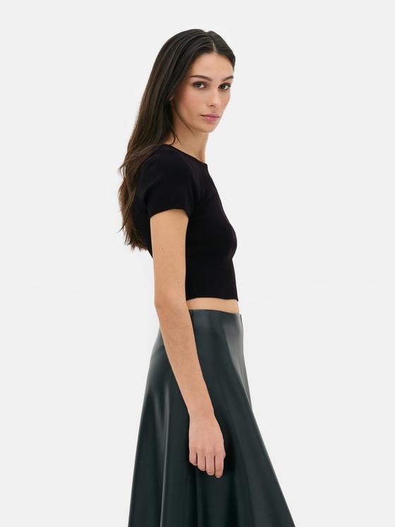 Striped Cropped T-Shirt