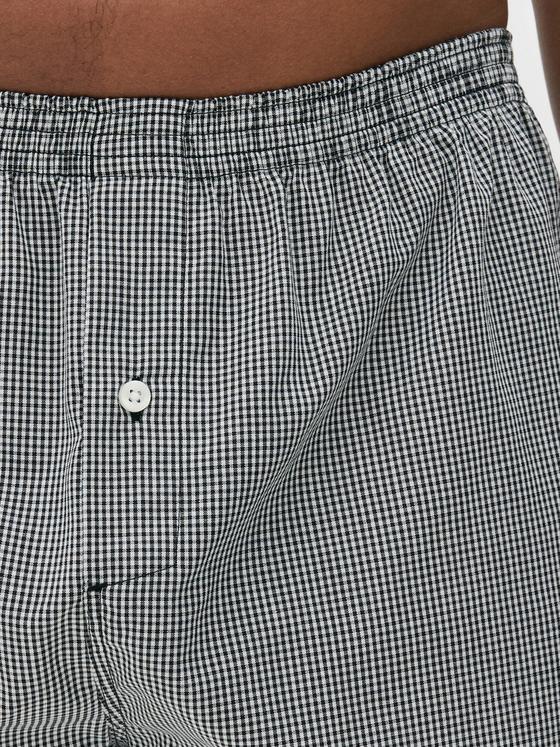6pk Woven Check Boxers