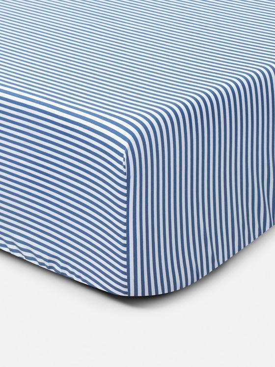 Double Striped Fitted Sheet