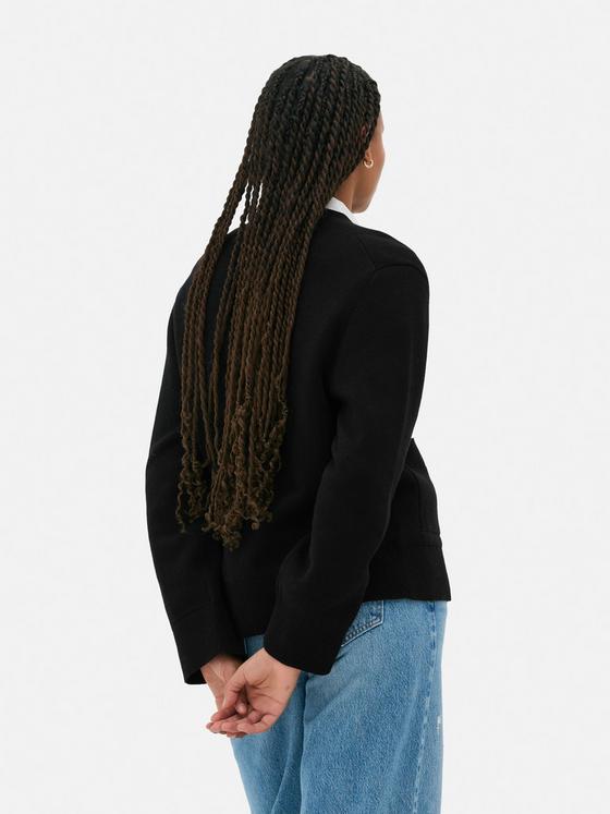 V-Neck Button-Up Cardigan