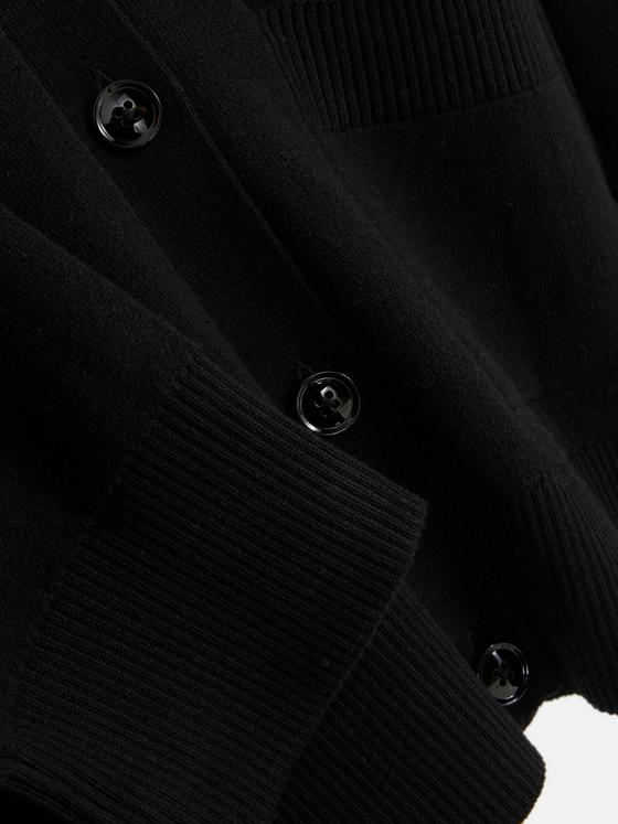 V-Neck Button-Up Cardigan