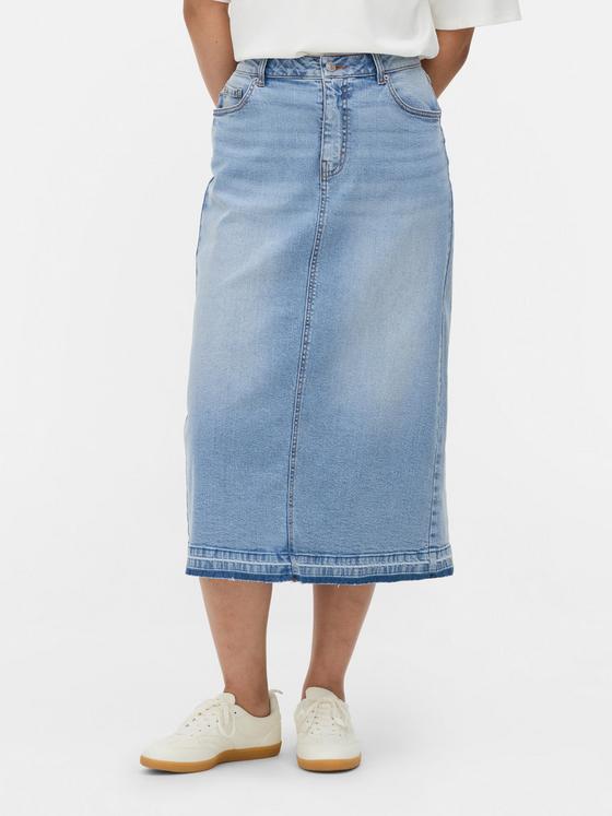 Denim Midi Skirt