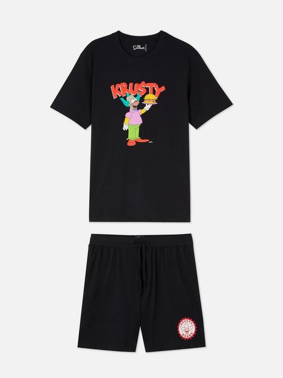 The Simpsons Krusty The Clown Short Pyjamas