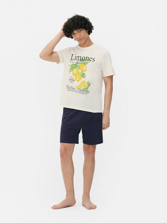 Lemon Graphic Short Pyjamas
