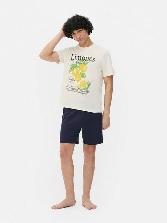 Lemon Graphic Short Pyjamas