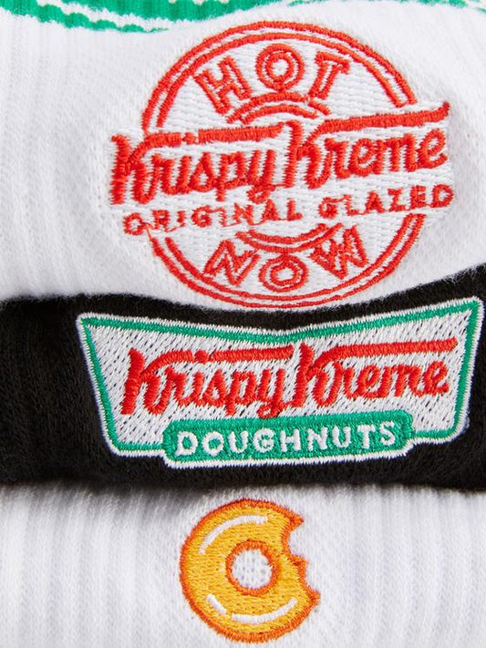 3pk Krispy Kreme Crew Socks