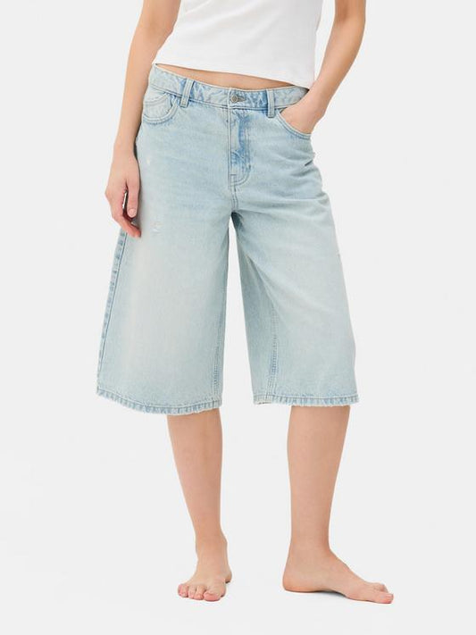 Rita Ora Denim Jorts