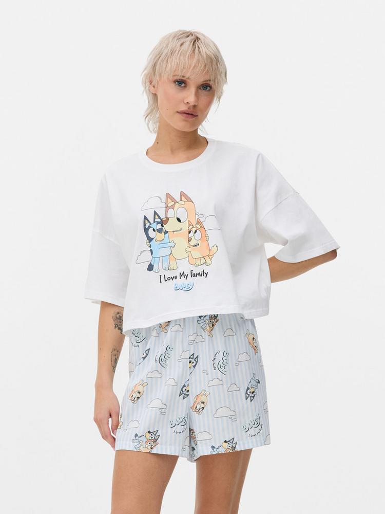 Women's Bluey T-Shirt and Shorts Family Matching Pyjamas