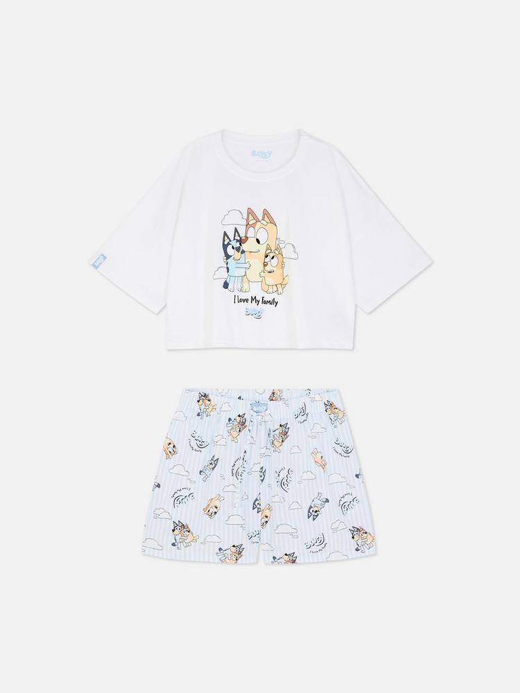 Women's Bluey T-Shirt and Shorts Family Matching Pyjamas