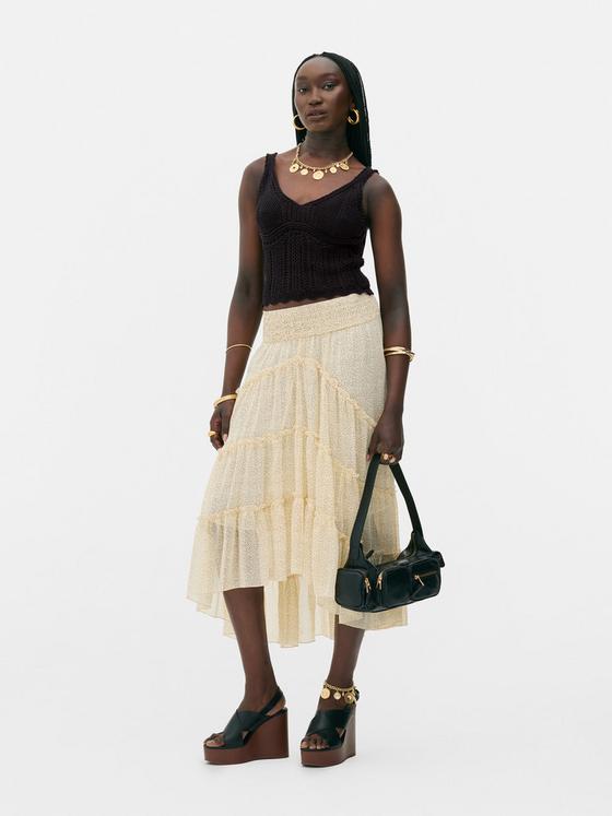 Rita Ora Knitted Bralette Top