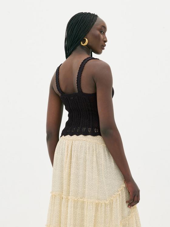 Rita Ora Knitted Bralette Top