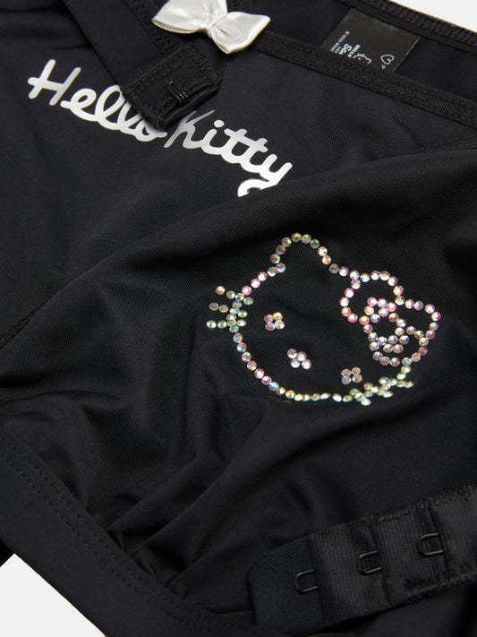 Hello Kitty Diamanté Bra and Thong Set