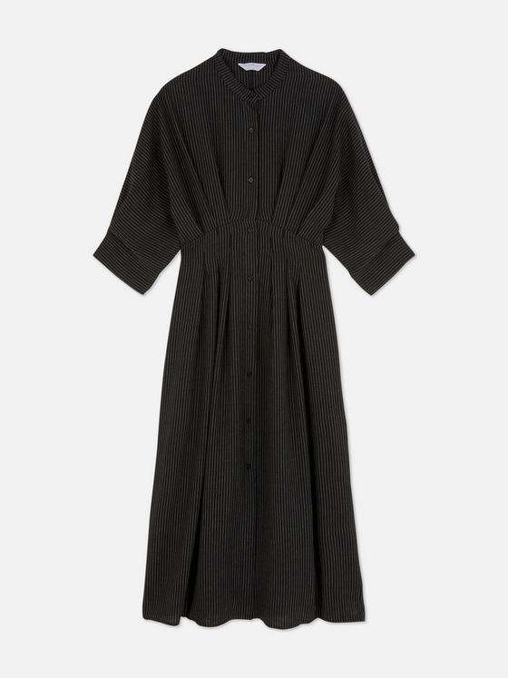 The Edit Cropped Sleeve Shirt Dress