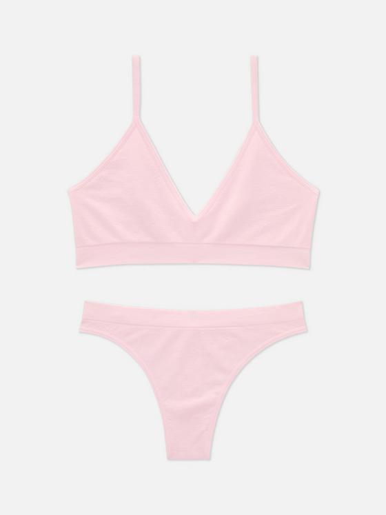 Essential Triangle Bra Underwear Set