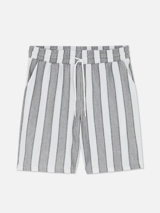 Striped Drawstring Shorts