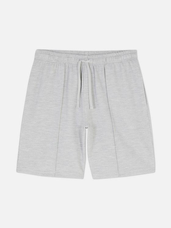 Textured Drawstring Shorts