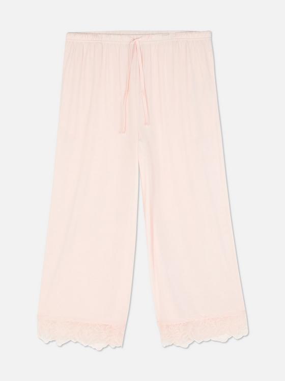 Lace Trim Pyjama Bottoms