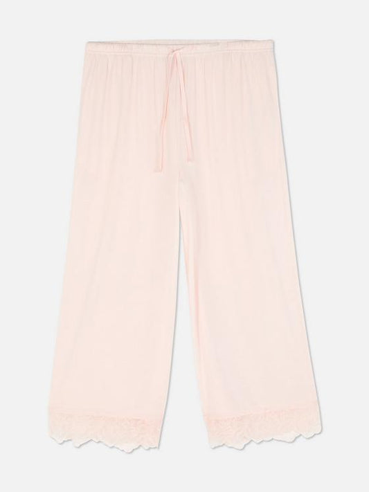 Lace Trim Pyjama Bottoms