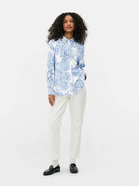 Long Sleeve Satin Shirt